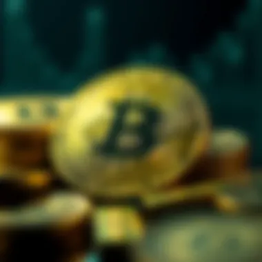 Symbolism of $100,000 in Crypto Investments Symbolic representation of $100,000 in cryptocurrency