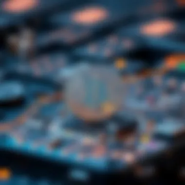 An innovative blockchain technology depiction