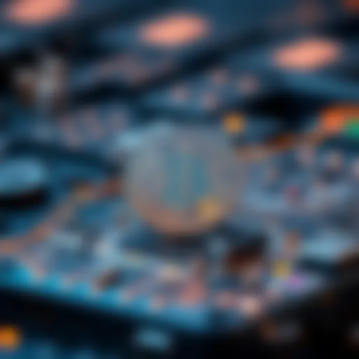 An innovative blockchain technology depiction