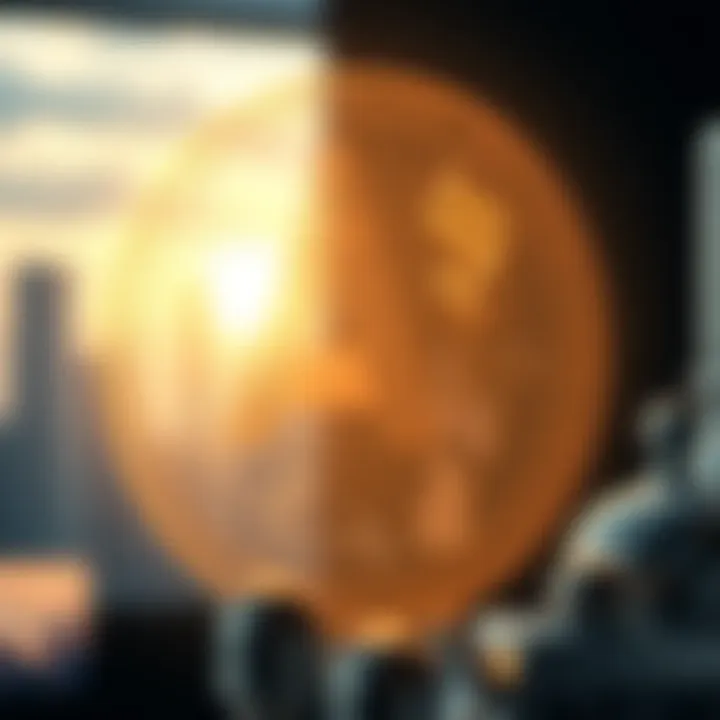 Diverse Applications of Algo Coin Illustration depicting various use cases of Algo Coin