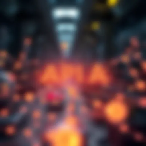 Visual representation of API connectors facilitating data exchange between systems.