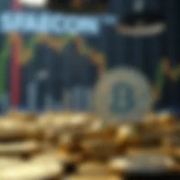 Conceptual representation of asymmetry in cryptocurrency markets