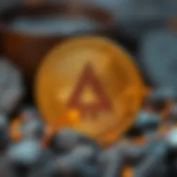Conceptual illustration of Azuki Elemental in cryptocurrency
