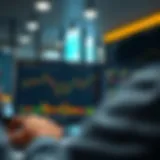 User interface of Binance trading platform
