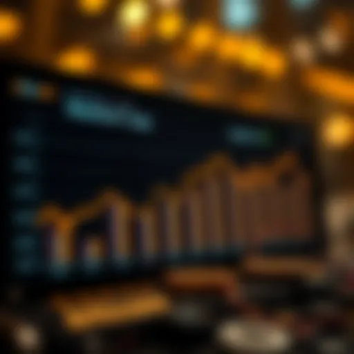 Graph illustrating Bitcoin's market cap ranking against other cryptocurrencies