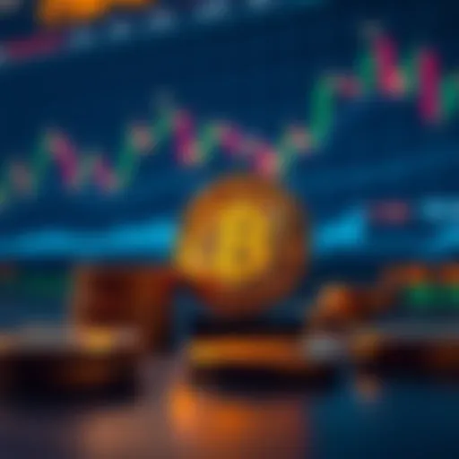 Visual representation of Bitcoin trading concepts