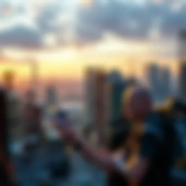 Visual representation of blockchain applications in various industries