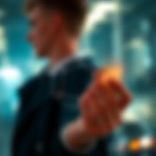 Innovation in Identity Management through Blockchain A graphical representation of blockchain technology enhancing identity management