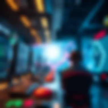 Infographic illustrating the integration of blockchain in gaming