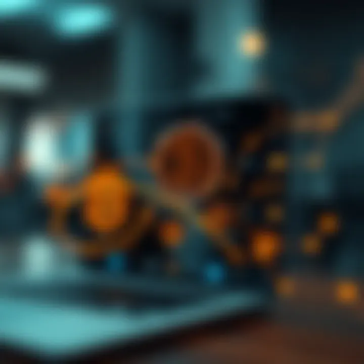 A graphical representation of blockchain technology integration within StepApp.