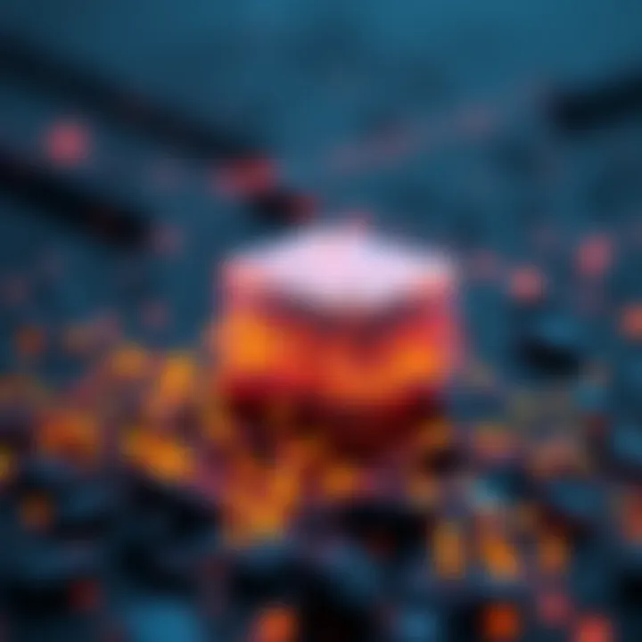 Illustration of blockchain integration with IPFS technology