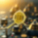 Illustration depicting the concept of blockchain technology