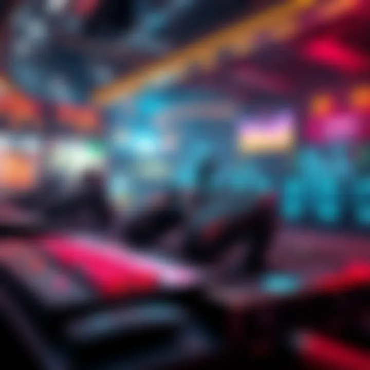 Visual depicting blockchain technology in gaming
