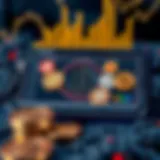 A visual representation of a blockchain wallet interface showcasing various cryptocurrencies