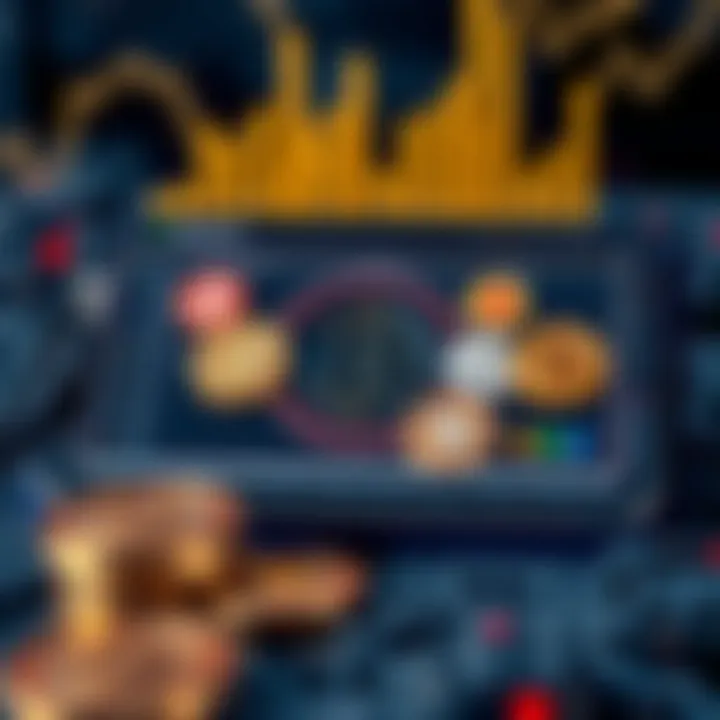 Exploring Blockchain Wallet Interface A visual representation of a blockchain wallet interface showcasing various cryptocurrencies