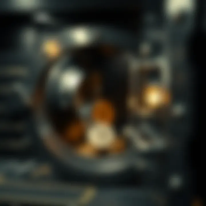 Understanding Blockchain Wallet Security A secure vault symbolizing the safety and security features of blockchain wallets