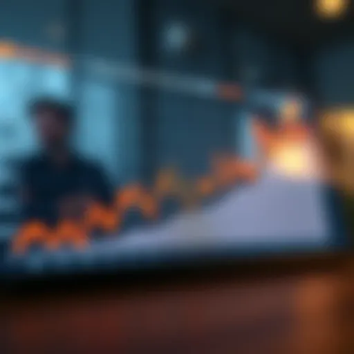 Graph representing break-even analysis in business