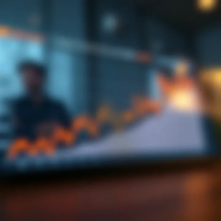 Graph representing break-even analysis in business