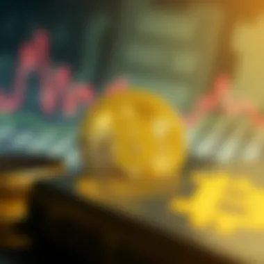 Visual representation of economic factors affecting currency values