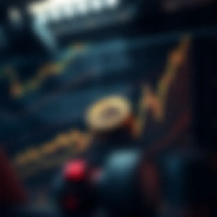 Graph illustrating market trends and growth potential