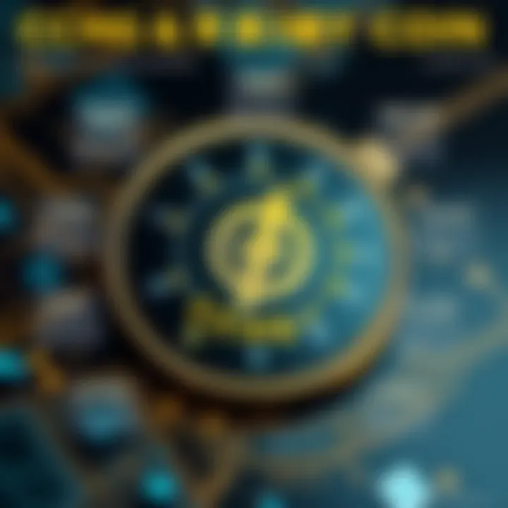 Infographic detailing technological innovations in CCHG Coin