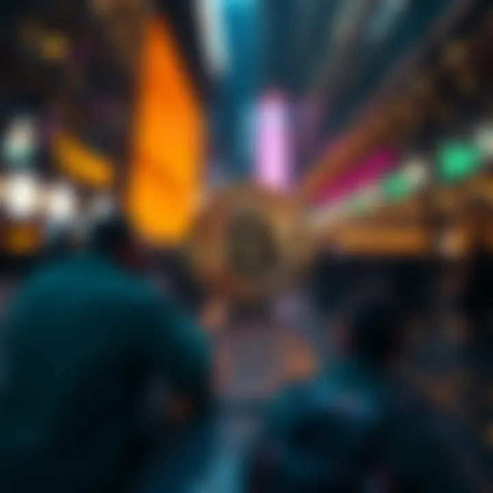 Interaction between centralized structures and decentralized networks