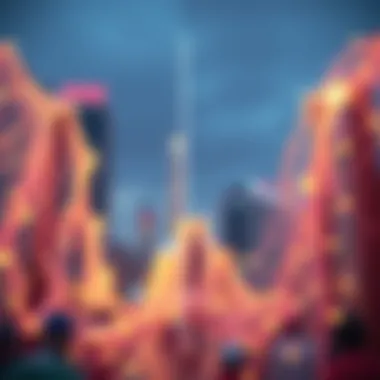 Graphical comparison between centralized and decentralized web models