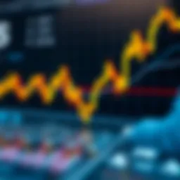 An example of a cryptocurrency chart pattern