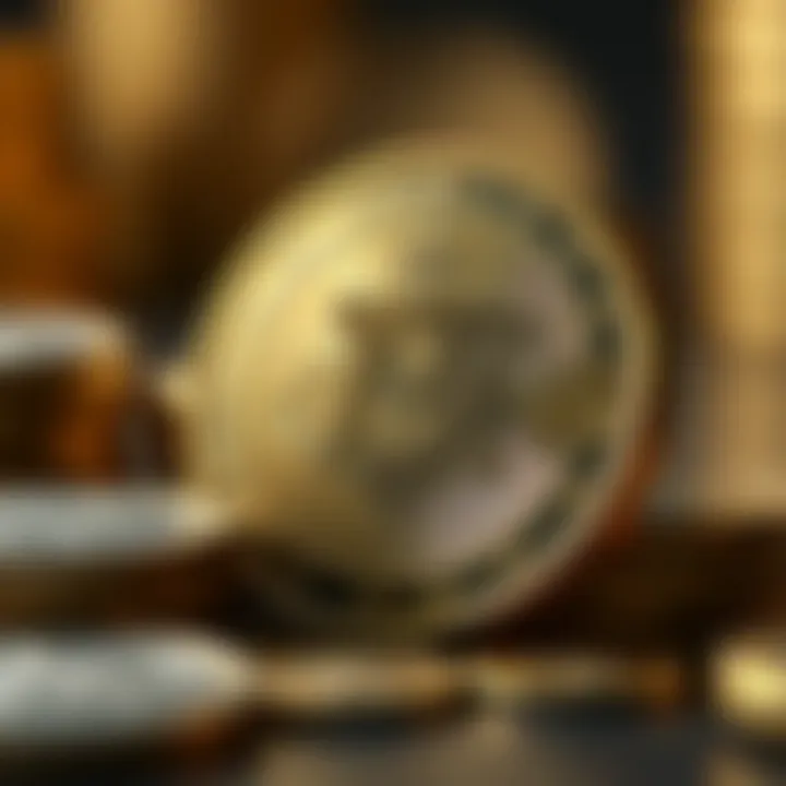 Concept of coin grading in cryptocurrency