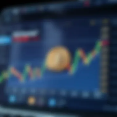 Graph depicting market trends for Coin Powerball