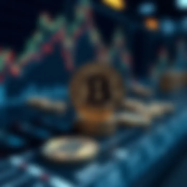 Delta Hedging in Cryptocurrency Visual representation of a cryptocurrency portfolio with delta hedging strategies