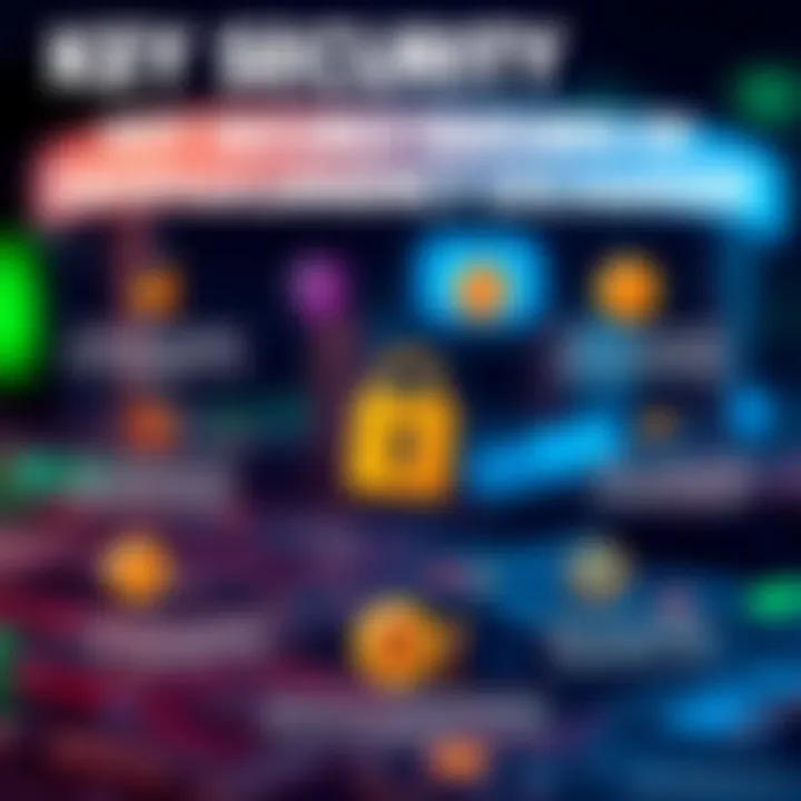 Infographic detailing the security features of exchanges