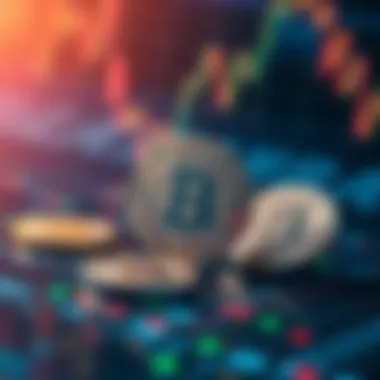 Representation of cryptocurrency impact on markets