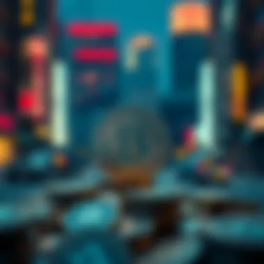 Visual representation of cryptocurrency influence