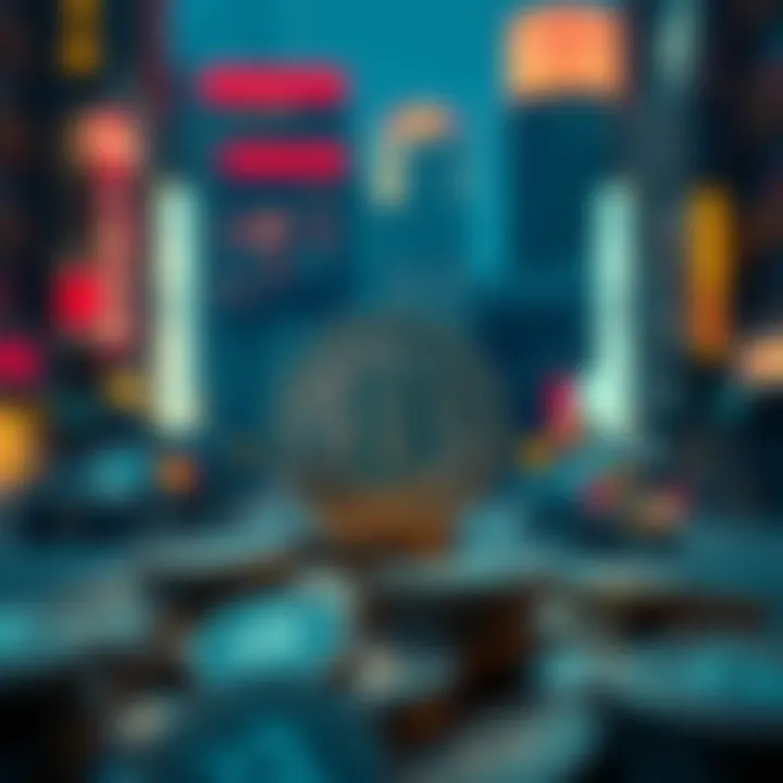 Visual representation of cryptocurrency influence