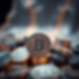 Conceptual representation of cryptocurrency liquidation strategies
