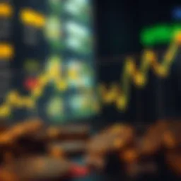 Graph illustrating cryptocurrency market decline