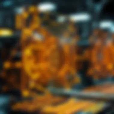 Cryptocurrency Mining Detection Visualization Visual representation of cryptocurrency mining detection