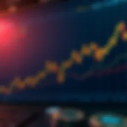 Graph illustrating cryptocurrency market trends