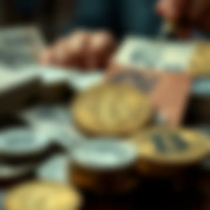 Visual illustration of different currency conversion methods