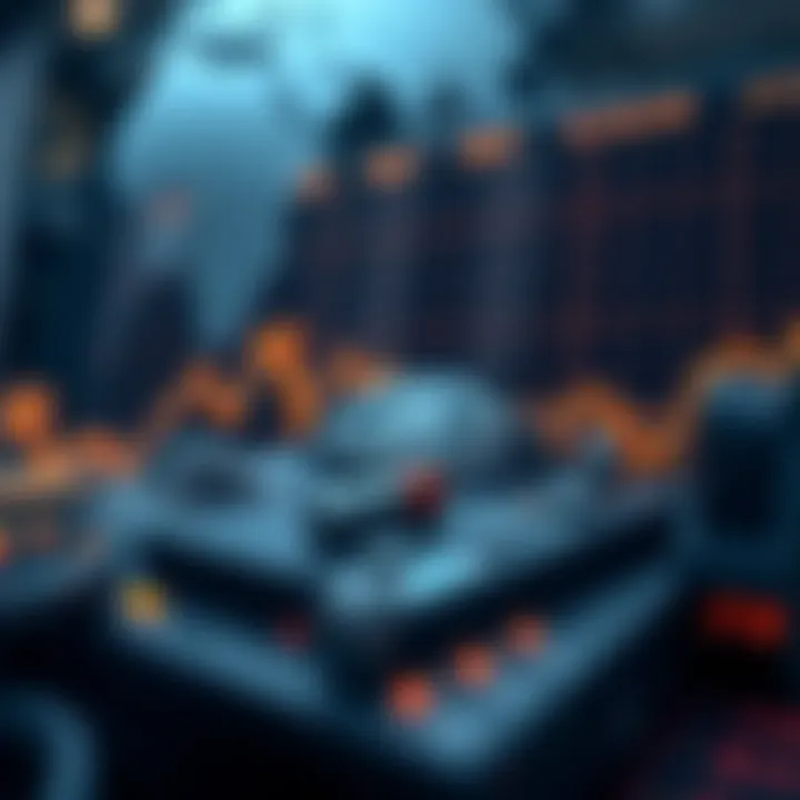 Cryptocurrency Market Fluctuations Visualized Data visualization of cryptocurrency fluctuations