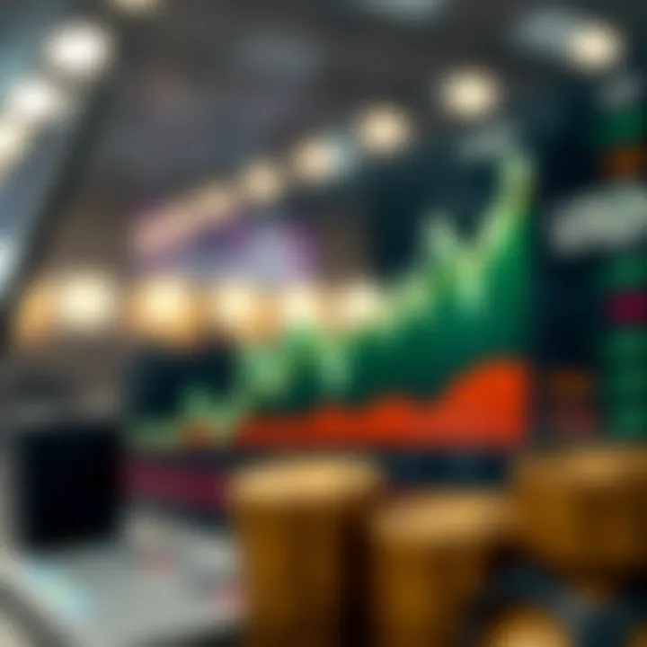 Graph illustrating the exchange rate trends between USD and KRW