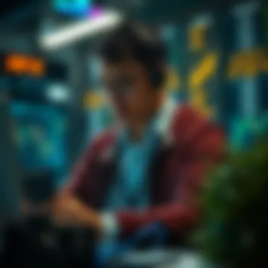 Illustration of a trader using limit buy orders effectively