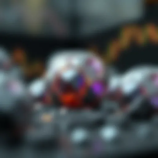 Visual representation of unique digital assets