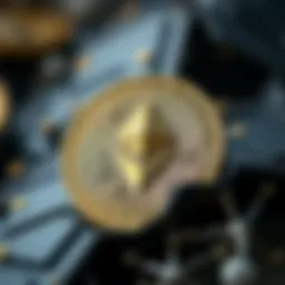 Symbolic representation of Ethereum blockchain technology