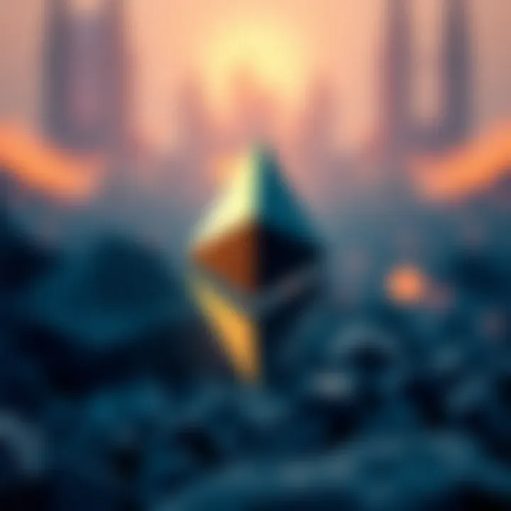 Ethereum logo symbolizing blockchain innovation