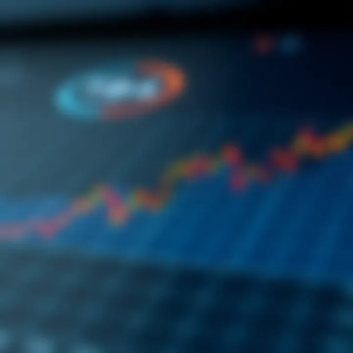 Graph depicting exchange rate fluctuations
