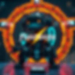 Visual representation of Flashbots technology in blockchain