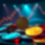 Visual representation of top gaming coins in the market