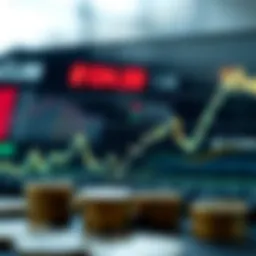 Graph illustrating GBP to USD exchange rate trends over time